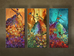 Pictură murală pictată manual DANCERS FB235E3