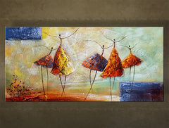 Pictură murală pictată manual DANCERS FB457E1