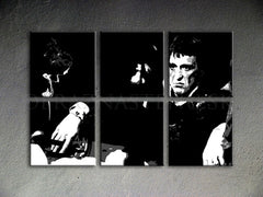 Pictat manual POP ART pictura SCARFACE-AL PACINO 150x100 cm - imagine 2