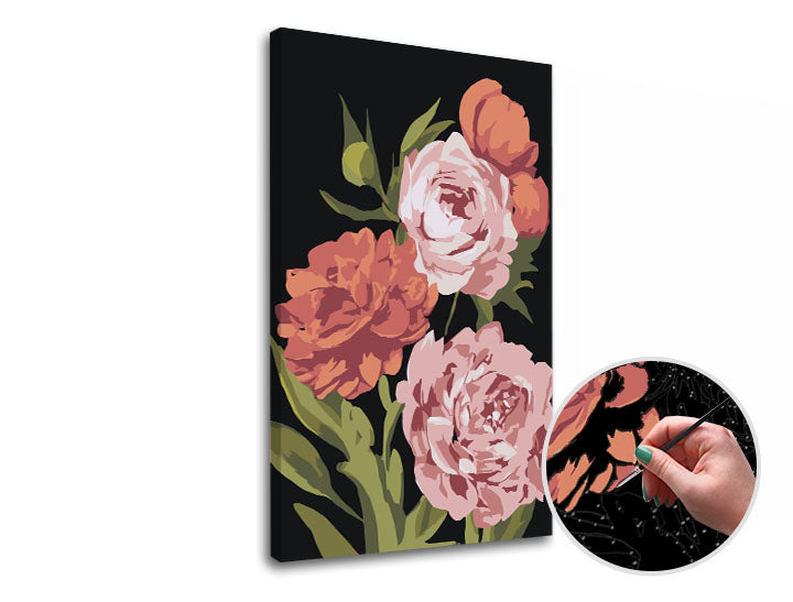 Pictură pe numere FLORALĂ GRĂDINĂ - imagine 3