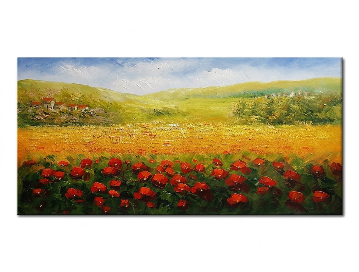 Tablou de perete pictată manual PEISAJ