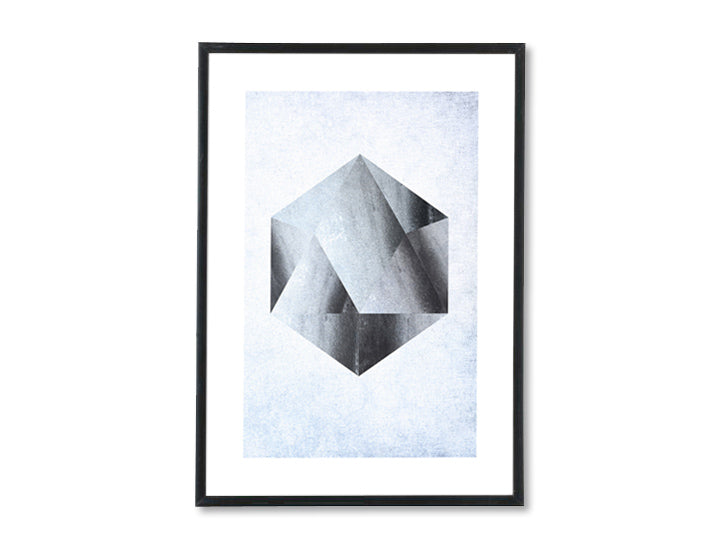 În stil scandinav tablou pe pânză cu motivul Maelstrom, motiv pentru copii, natură în albastru-gri nuanțe, atmosferă liniștită, potrivit pentru birou – principală