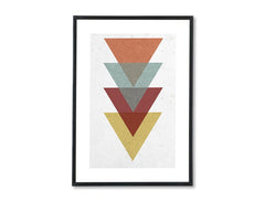 Modern tablou pe pânză cu motivul Vision, natură în alb-albastru nuanțe, atmosferă liniștită, potrivit pentru birou | Poster de perete Vision – principală