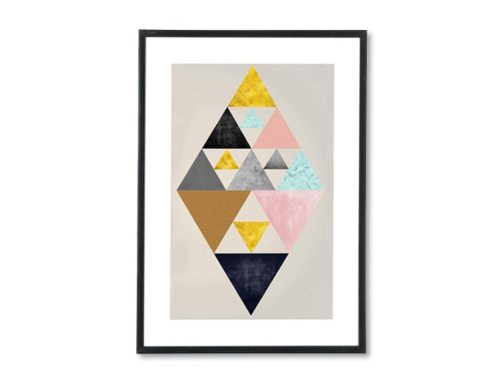 Pop art tablou pe pânză cu motivul Prediction, diamant în multicolor nuanțe, atmosferă liniștită, armonie, potrivit pentru birou | Poster de perete Prediction – principală