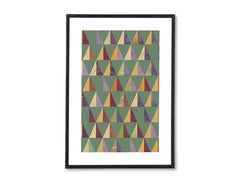Vintage tablou cu motivul Reflecting Volume, animal în bej-verde nuanțe | Poster de perete Reflecting Volume, natură – previzualizare