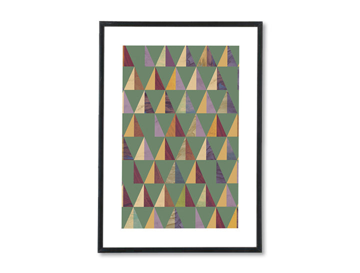 Vintage tablou pe pânză cu motivul Reflecting Volume, animal în bej-verde nuanțe, natură, potrivit pentru birou | Poster de perete Reflecting Volume – principală