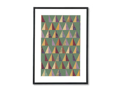 Vintage tablou pe pânză cu motivul Reflecting Volume, animal în bej-verde nuanțe, natură, potrivit pentru birou | Poster de perete Reflecting Volume – principală