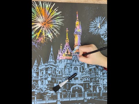 Pictura magică pentru răzuit - London - 75x52 cm