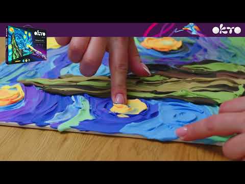 OKTO Set creativ 3D Cer înstelat 30 x 40 cm