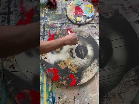 Rotund pictat imagine de inspirație