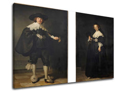 Rembrandt - Portretele lui Marten Soolmans și Oopjen Coppit