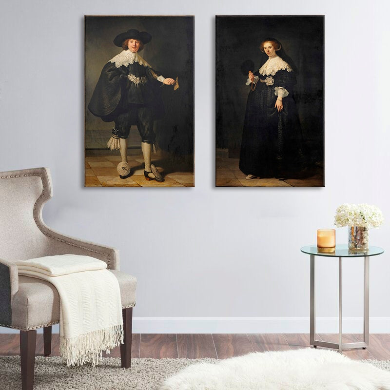 Rembrandt - Portretele lui Marten Soolmans și Oopjen Coppit - imagine 2