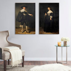 Rembrandt - Portretele lui Marten Soolmans și Oopjen Coppit - imagine 2