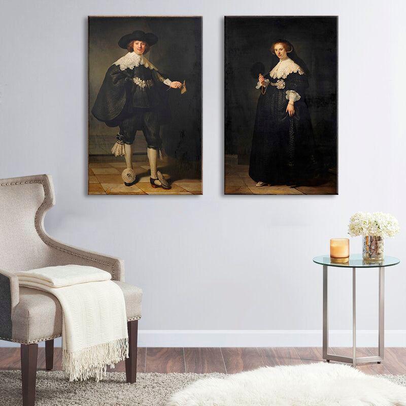 Rembrandt - Portretele lui Marten Soolmans și Oopjen Coppit - imagine 4