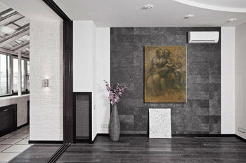 Imaginea pe panza VIRGINĂ ȘI COPIL CU SAINT ANNE- Leonardo da Vinci REP168