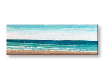 Tablou de perete pictat MORE 1 parte CFABC009 - 150x50 cm