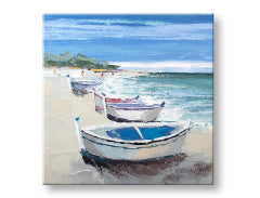 Pictat imagine de perete BOATS 1 parte 70x70 cm CFAZH3549E1