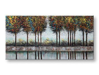 Pictură murală pictată ARBORI 1 parte 100x50 cm CFAZH3739AE1