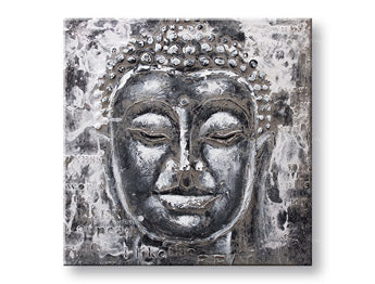 Tablou pictat BUDHA 1 parte CFAZH4740AE1 - 60x60 cm