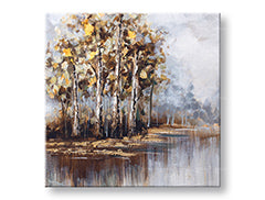 Pictură murală pictată ARBORI 1 parte CFAZH5236E1 - 60x60 cm