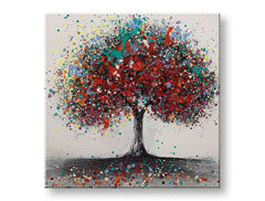 Tablou pictat STROM 1 parte CFAZH5304E1 - 60x60 cm