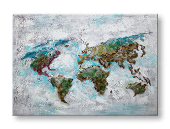 Tablou de perete pictat EARTH 1 parte 100x70 cm CFAZH5578E1