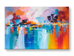 Tablou pictat ABSTRAKT 1 parte 90x60 cm CFAZH5613E1