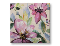 Tablou de perete pictat FLOWERS 1 parte CFAZH5769C6E1 - 60x60 cm