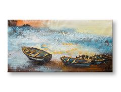 Pictură murală pictată BOATS 1 parte 100x50 cm CFAZH6353E1