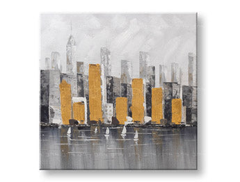 Pictură murală CITY 1 parte 70x70 cm CFAZH6539E1