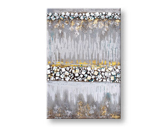 Tablou de perete pictat ABSTRAKT 1 parte 60x90 cm CWF1014W-3E1