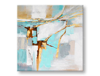 Tablou pictat ABSTRAKT 1 parte CWF11044W1E1 - 70x70 cm