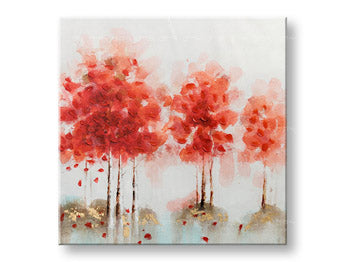 Tablou de perete pictat ABSTRAKT 1 parte CWF11078WE1 - 70x70 cm