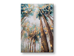 Pictură murală pictată TREES 1 parte 60x90 cm CWF11088WE1