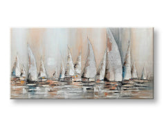 Tablou de perete pictat PLACHETNICE 1 parte 140x70 cm CWF11284WE1