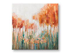 Tablou de perete pictat ABSTRAKT 1 parte CWF11396WE1 - 70x70 cm