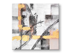 Tablou de perete pictat ABSTRAKT 1 parte CWF1144L1E1 - 60x60 cm