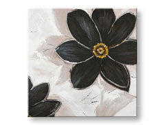 Tablou de perete pictat FLOWERS 1 parte CWF1184WE1 - 70x70 cm