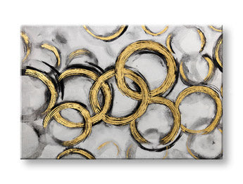 Tablou pictat ABSTRAKT 1 parte 90x60 cm CWF1263ZE1