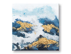 Tablou de perete pictat ABSTRAKT 1 parte 70x70 cm CWF1312ME1