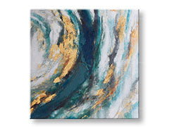 Tablou de perete pictat ABSTRAKT 1 parte 70x70 cm CWF1517HE1