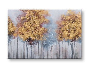 Pictură murală pictată TREES 1 parte 90x60 cm CWF1584HE1
