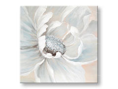 Tablou de perete pictat FLOWERS 1 parte CWF1750WE1 - 60x60 cm