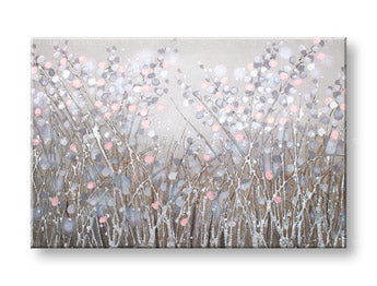 Tablou de perete pictat FLOWERS 1 parte 90x60 cm CWF1751WE1