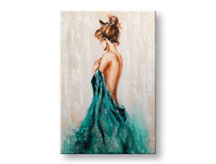 Pictură murală pictată FEMEIE 1 parte CWF1795H10E1 - 60x90 cm