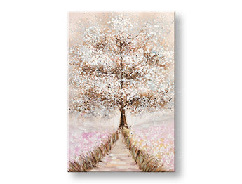 Tablou pictat STROM 1 parte CWF1985WE1 - 60x90 cm