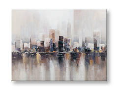 Tablou de perete pictat LARGE 1-parte YOBCWFCT045 - 120x90 cm