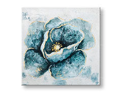 Tablou de perete pictat FLOWERS 1 parte CWFFL028 - 50x50 cm