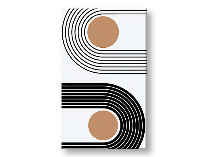 Geometric tablou pe pânză cu motivul ABSTRACTNÉ ČIARY 002, natură în alb-bej nuanțe, atmosferă liniștită, potrivit pentru hol | Tablou pe pânză ABSTRACTNÉ ČIARY 002 – principală