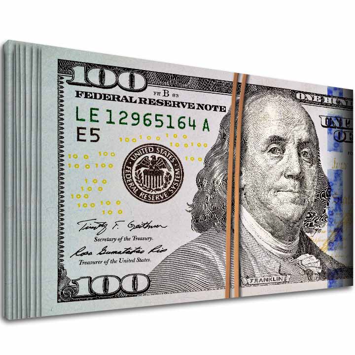 Tablou pe pânză Benjamin Franklin - Symbol Múdrosti - imagine principală
